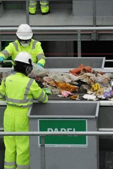 Reciclaje en residencias