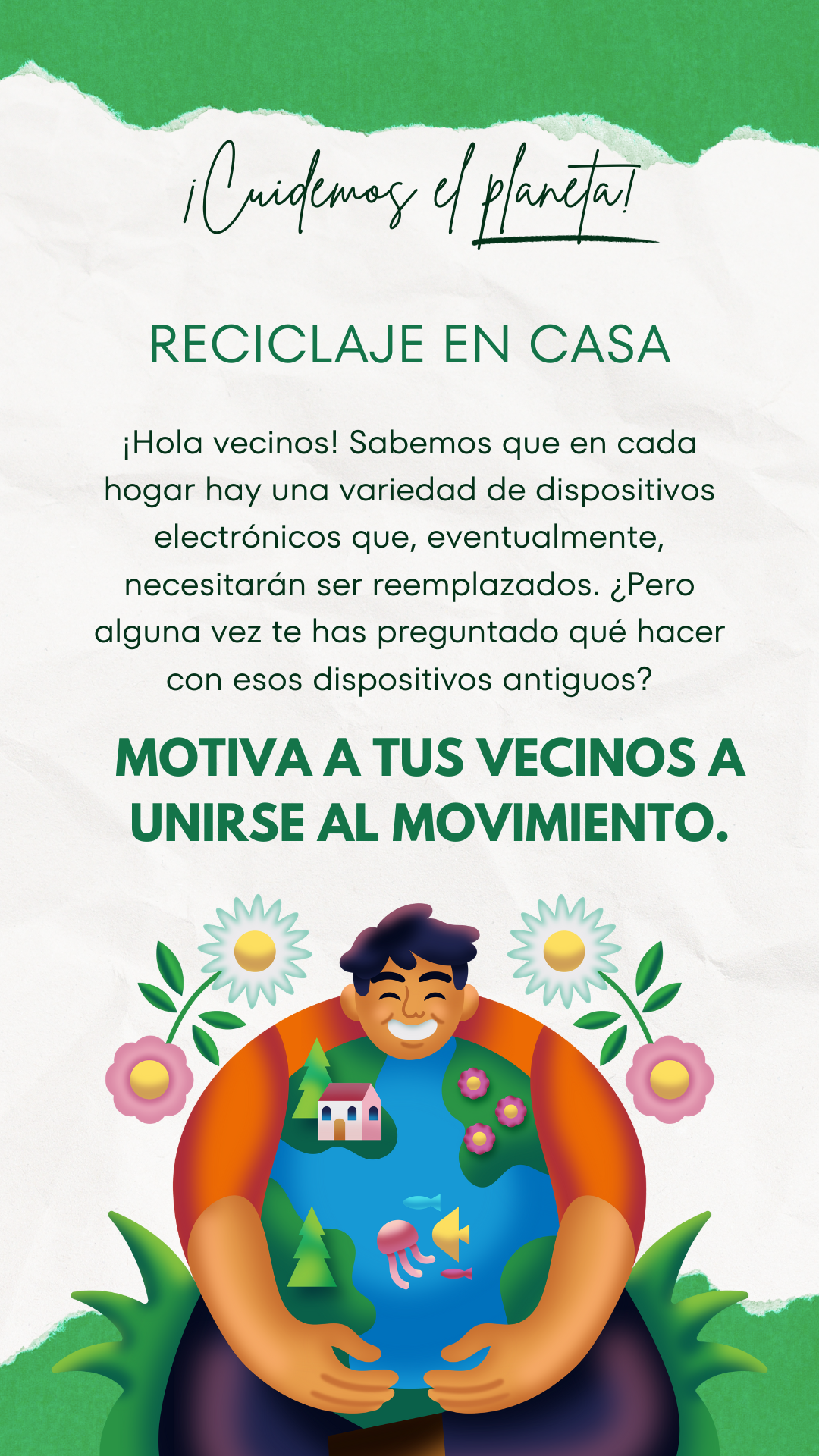 Reciclaje en residencias
